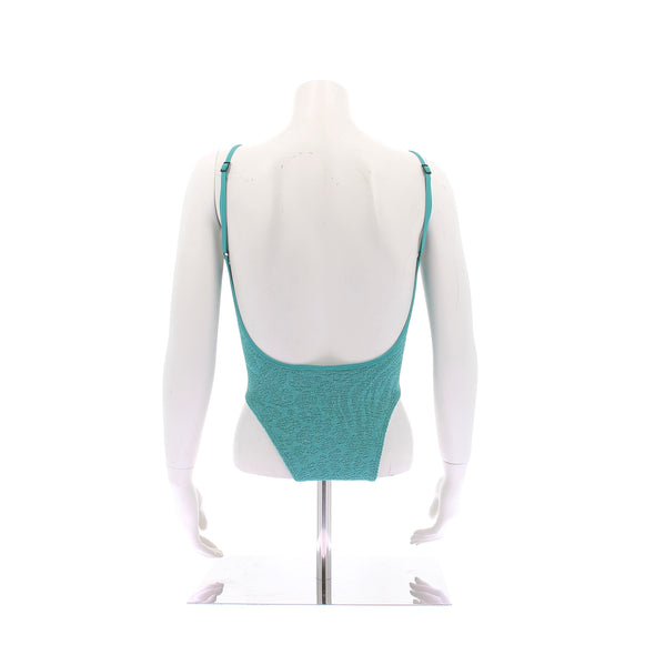 Maillot de bain une pièce turquoise