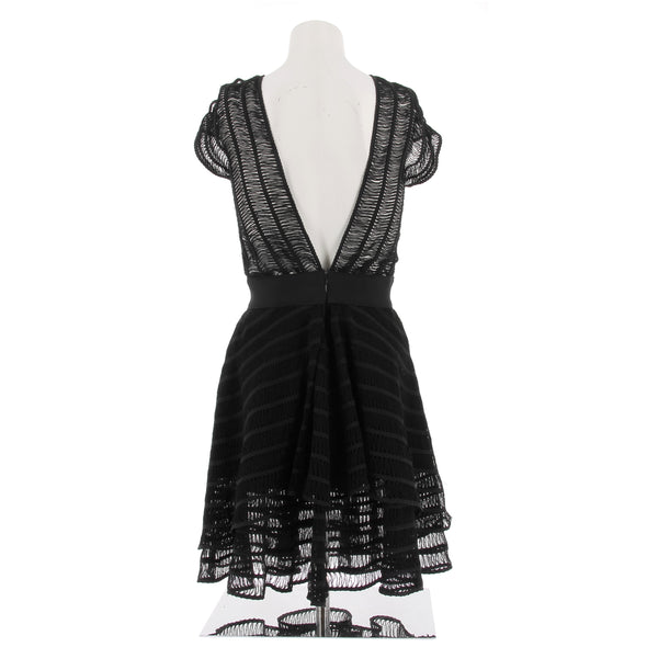 Robe en laine noire