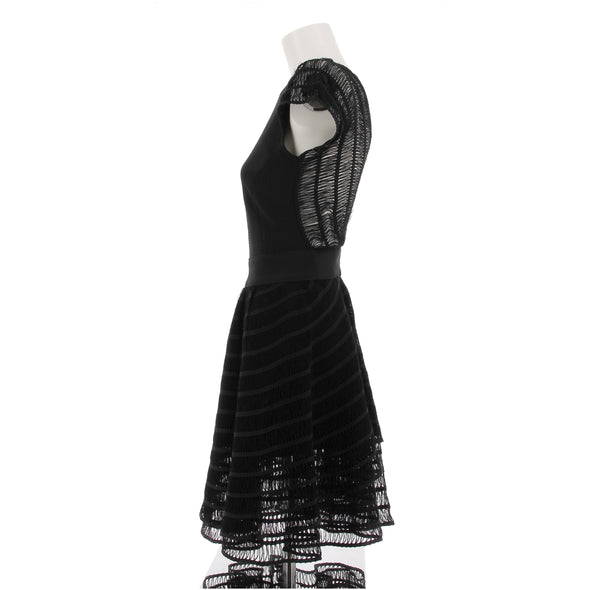 Robe en laine noire