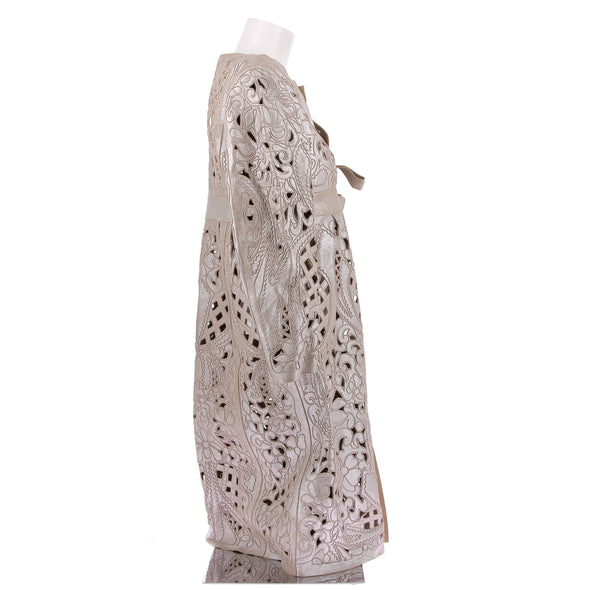 Manteau en cuir