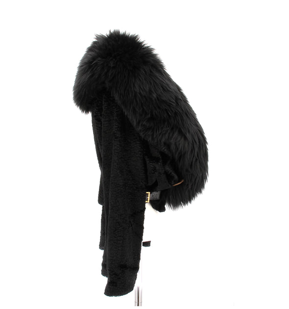 Veste en fausse fourrure