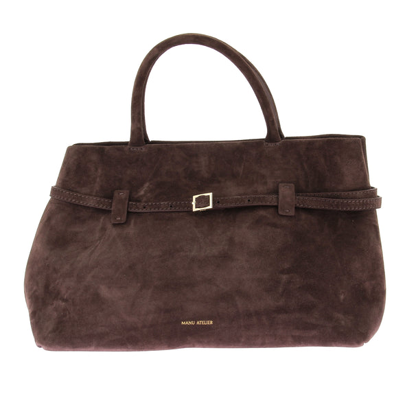 Cabas en suede "Le Cambon 35"