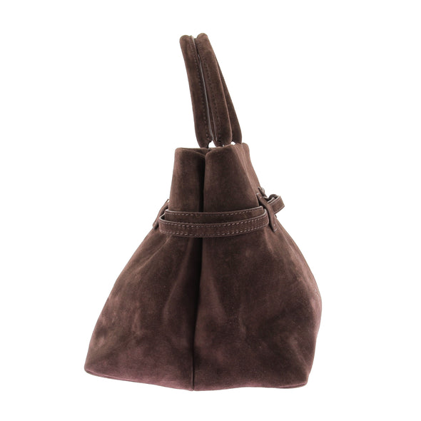 Cabas en suede "Le Cambon 35"