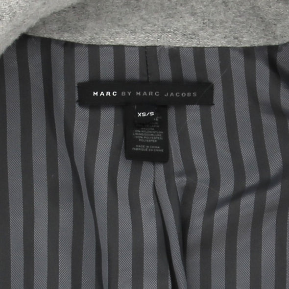 Manteau gris en laine