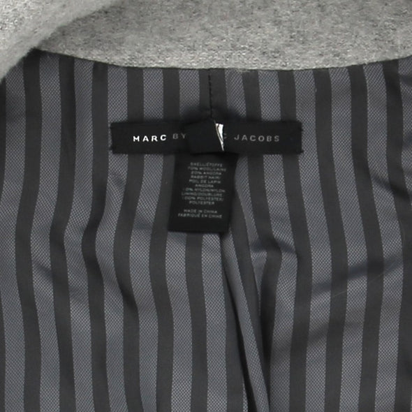 Manteau gris en laine