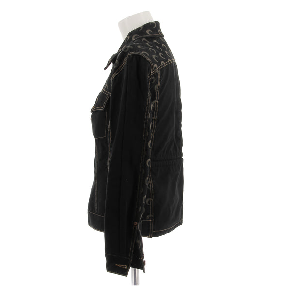 Veste en denim monogrammé