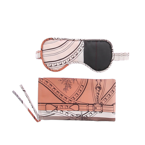 Masque de nuit multicolore en soie