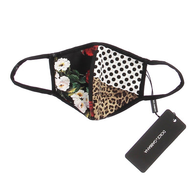 Masque en tissu à motifs colorés
