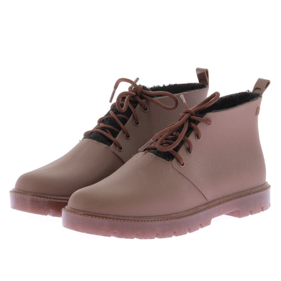 Bottines marrons "Fluffy"