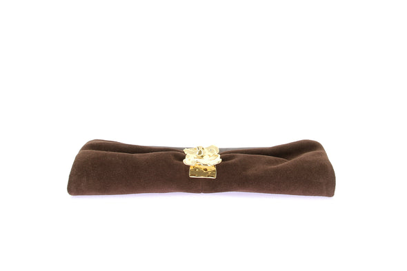 Sac porté épaule en daim