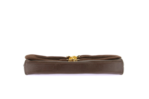 Sac porté épaule en daim