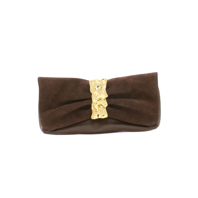 Sac porté épaule en daim