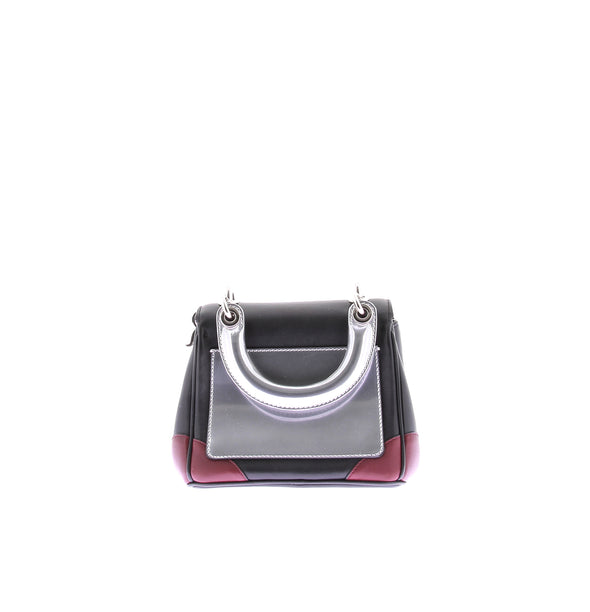 Mini Sac à main noir et argenté "Be Dior"