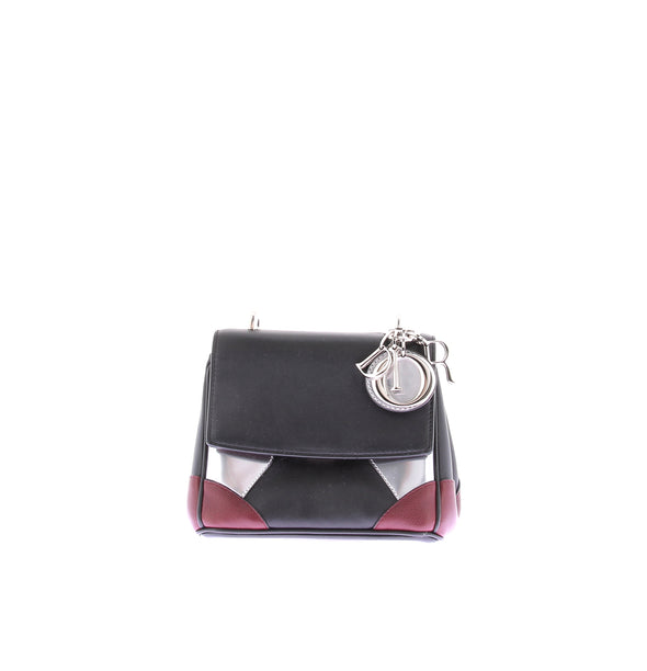 Mini Sac à main noir et argenté "Be Dior"