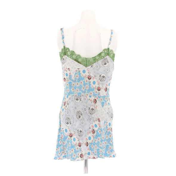 Mini robe en soie