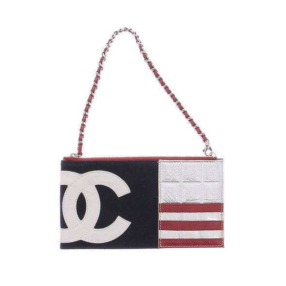 Pochette en toile drapeau