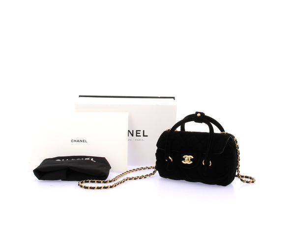 Mini Sac en velours "Micro Bowling"