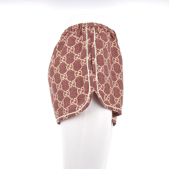 Mini short en soie