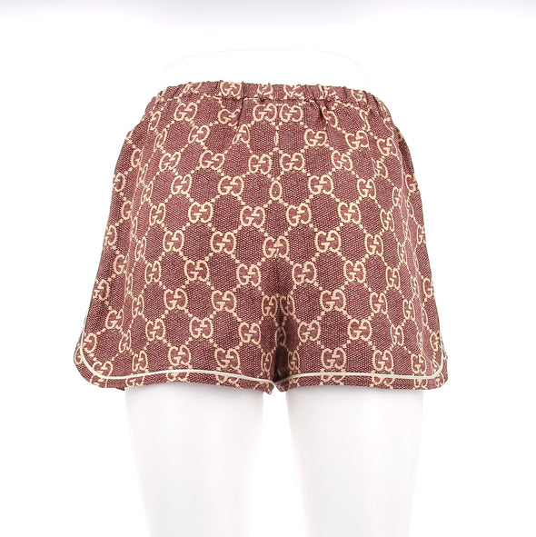 Mini short en soie