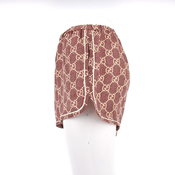 Mini short en soie