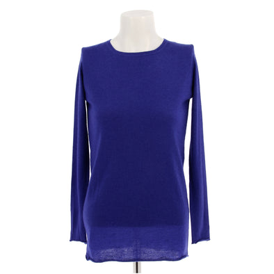 Pull en cachemire bleu