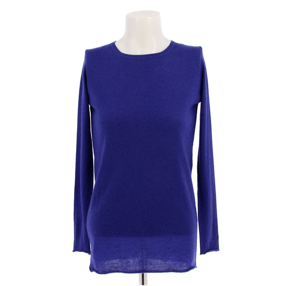 Pull en cachemire bleu