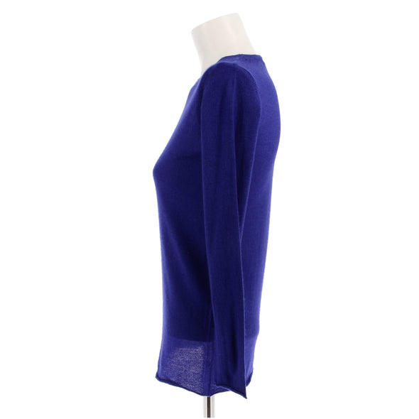 Pull en cachemire bleu