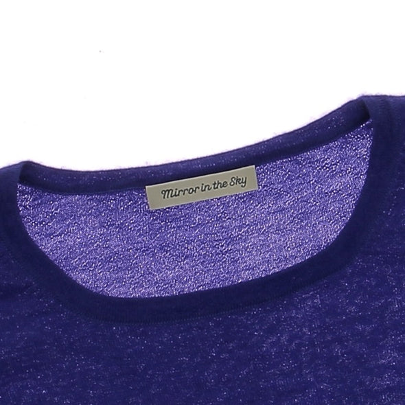 Pull en cachemire bleu