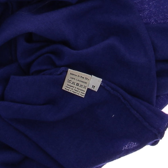 Pull en cachemire bleu