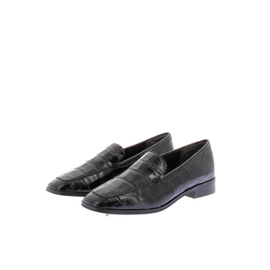 Mocassins en cuir embossé crocodile