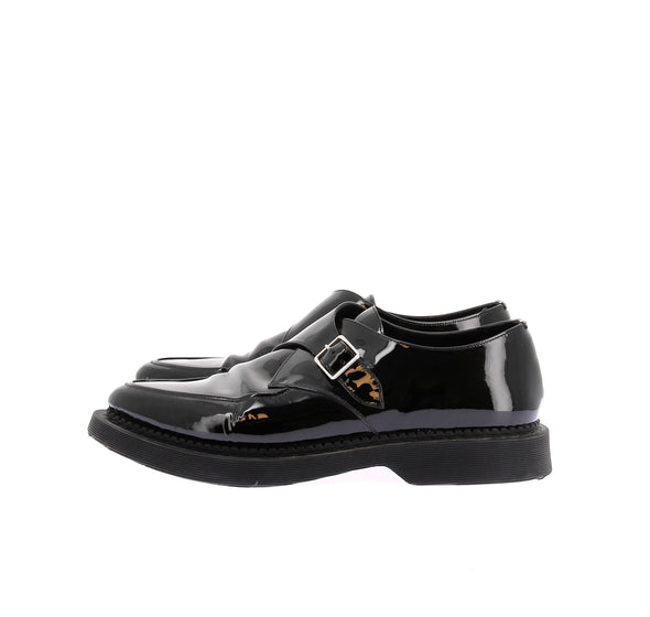Mocassins en cuir verni