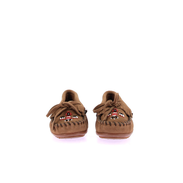 Moccasins en daim marron