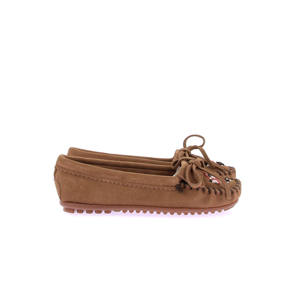 Moccasins en daim marron