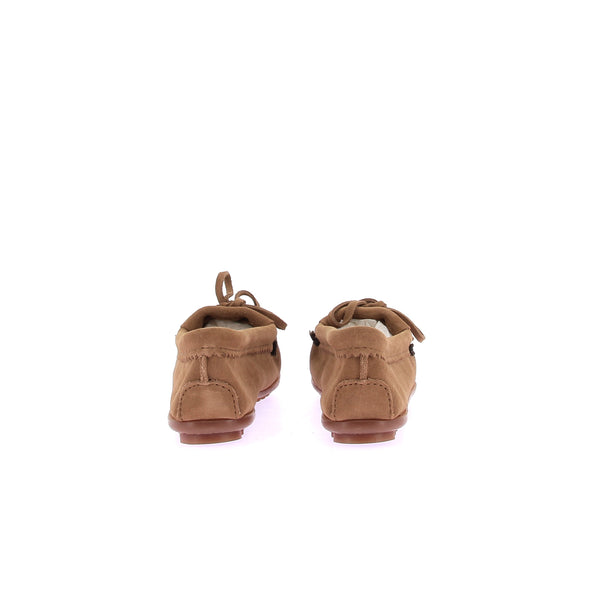 Moccasins en daim marron