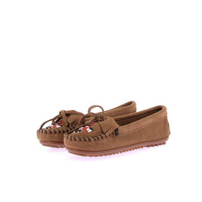 Moccasins en daim marron