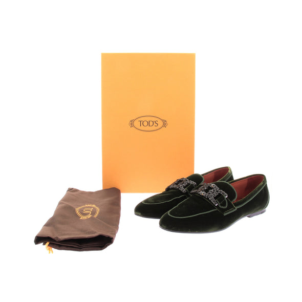 Mocassins en velours