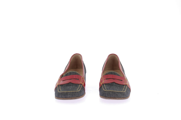 Mocassins en denim
