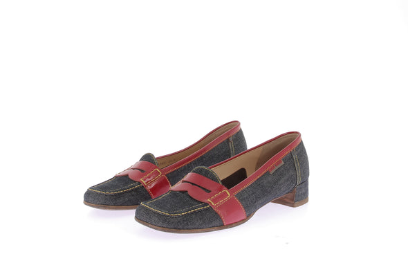 Mocassins en denim