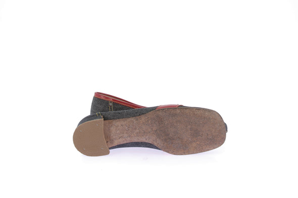 Mocassins en denim