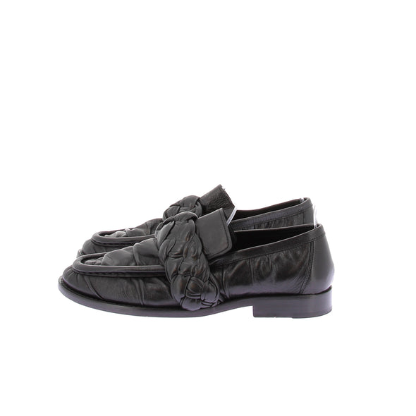 Mocassins "Astaire" en cuir noir