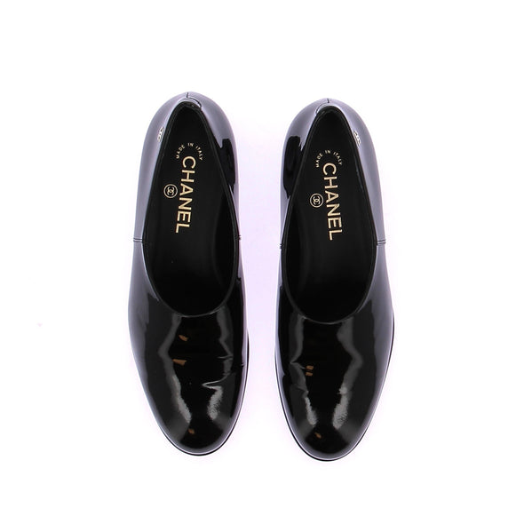 Mocassins en cuir vernis