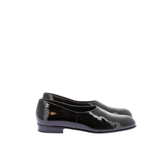 Mocassins en cuir vernis