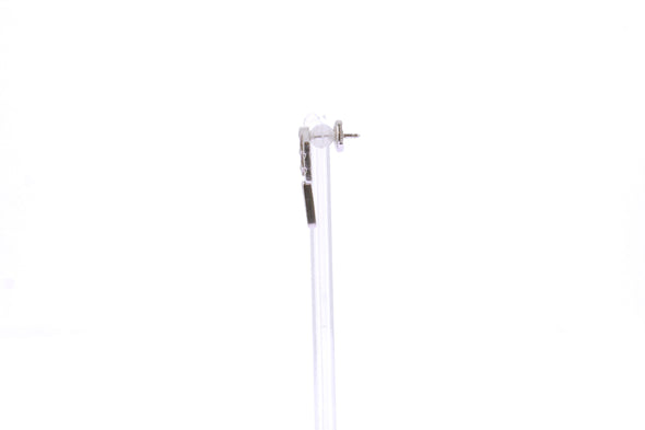 Mono boucle d'oreille en argent et diamants