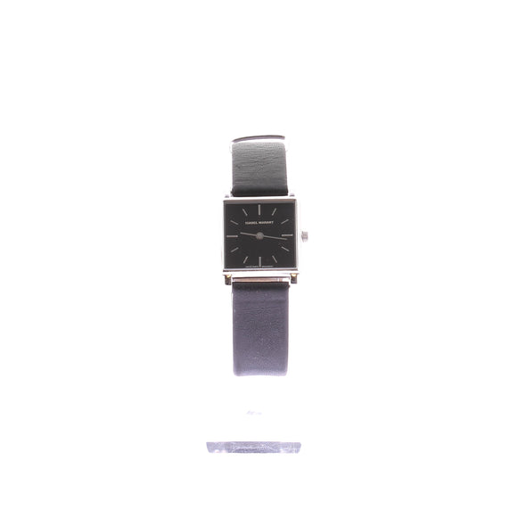 Montre en cuir noir