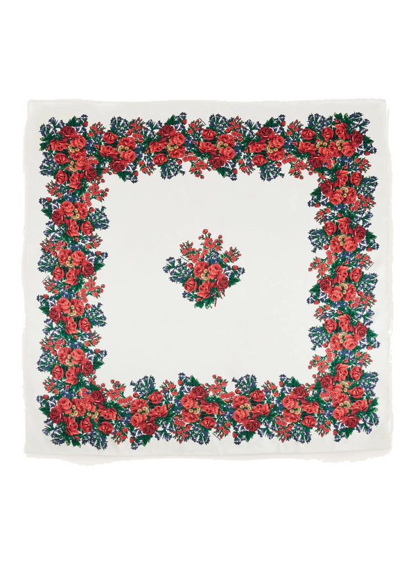 Carré de soie imprimé