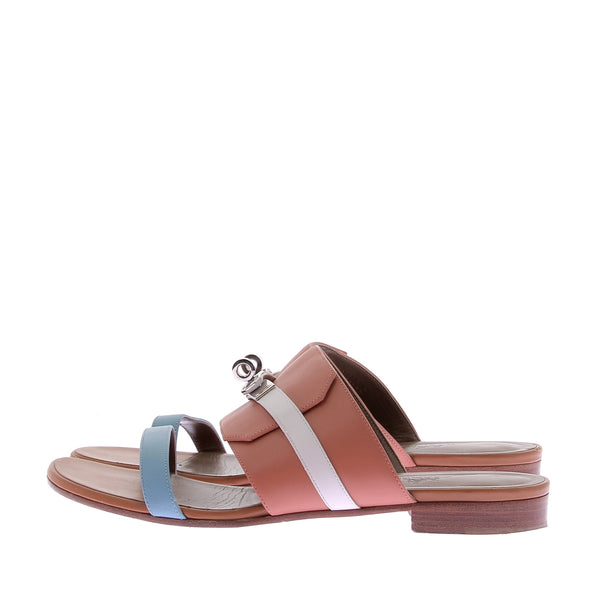 Sandales plates en cuir "Avenue"
