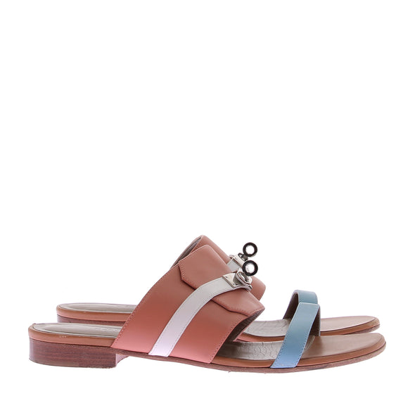 Sandales plates en cuir "Avenue"
