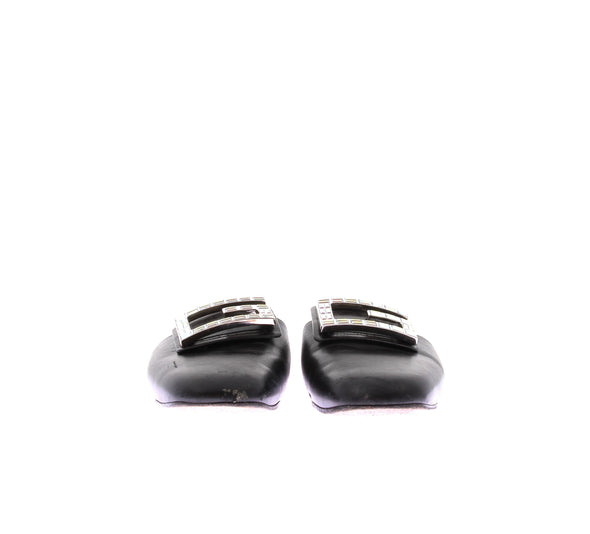 Mules fermées noires