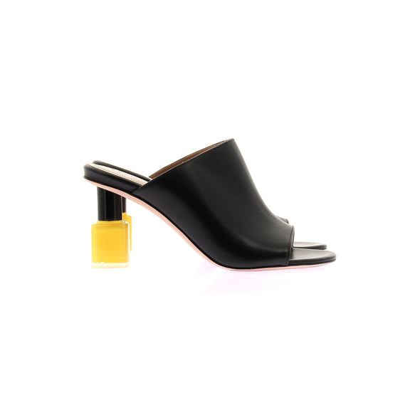 Mules en cuir