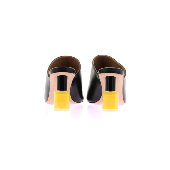 Mules en cuir